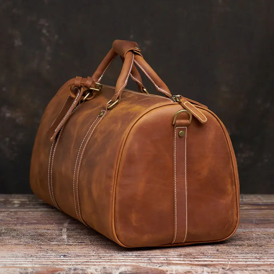 Retro Leather Travel Bag