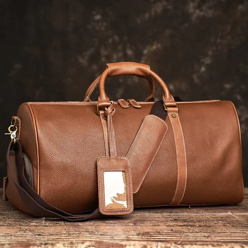 Retro Leather Travel Bag