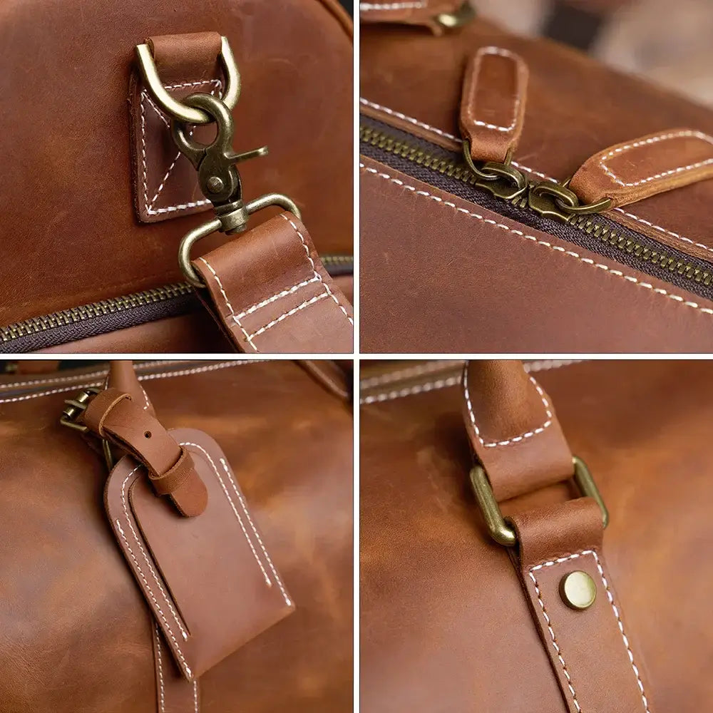 Retro Leather Travel Bag