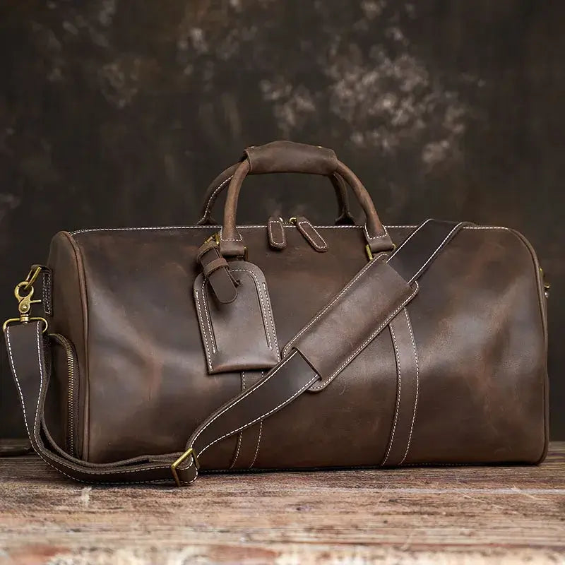 Retro Leather Travel Bag