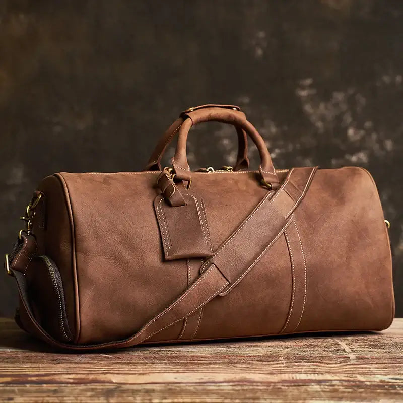 Retro Leather Travel Bag